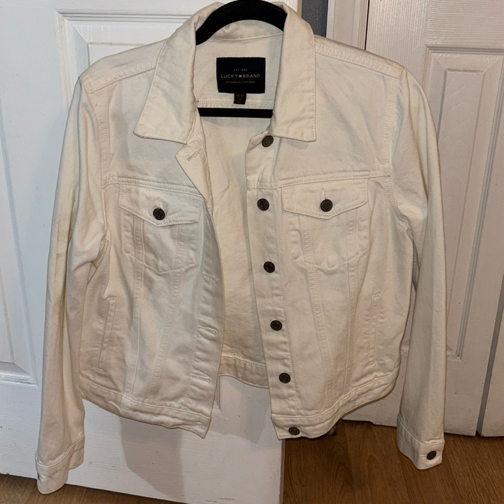 White Denim Jacket